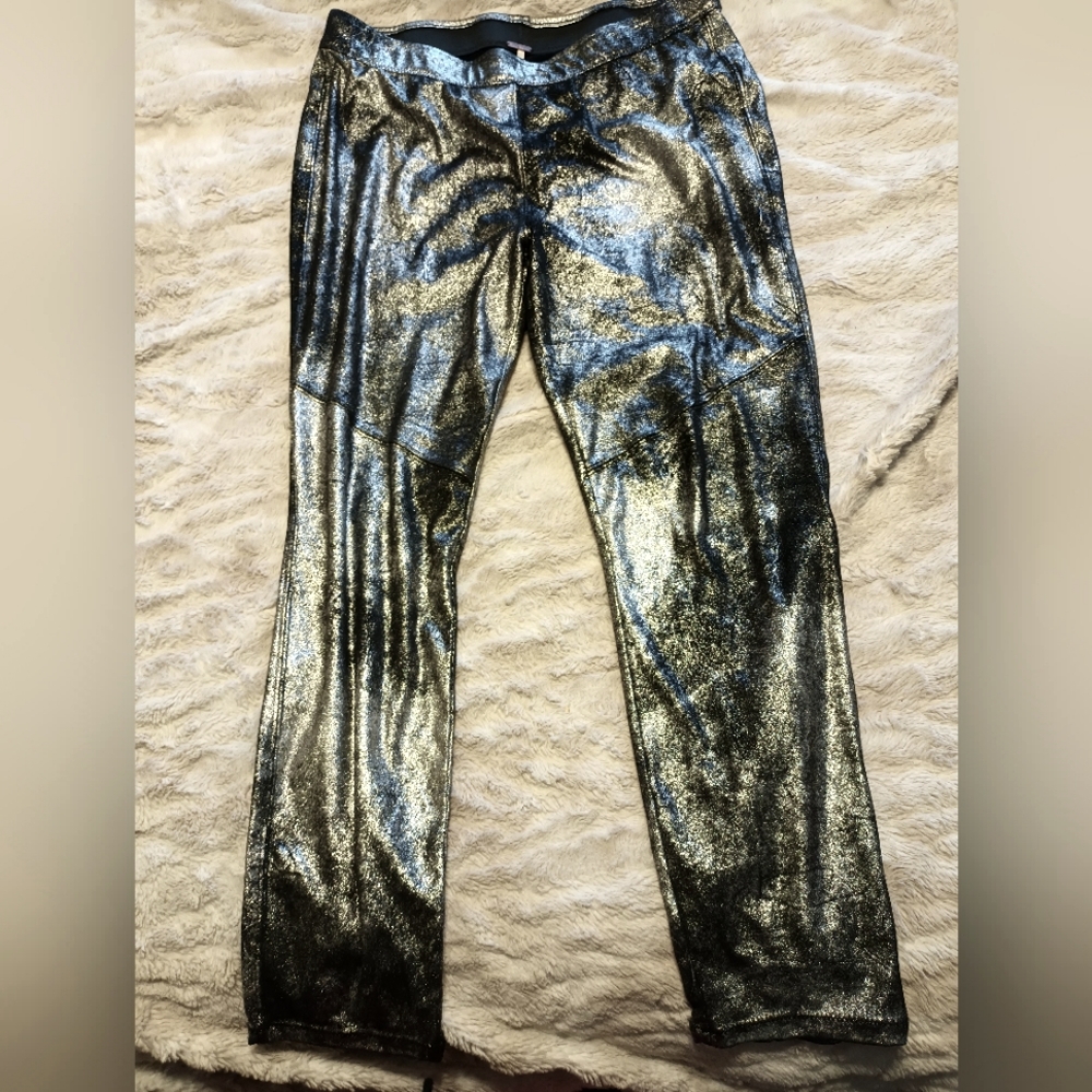 Free People silver toned pants